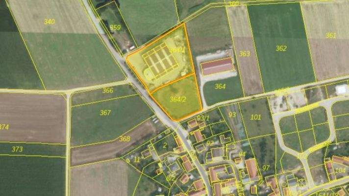 Lageplan 364/1 + 364/2 Großsorheim