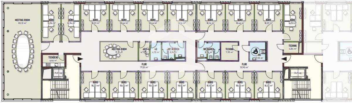 Grundriss Südflügel