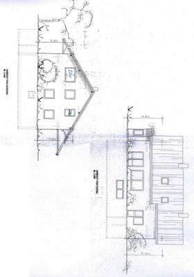 Wohnhaus Ansicht Ost + West