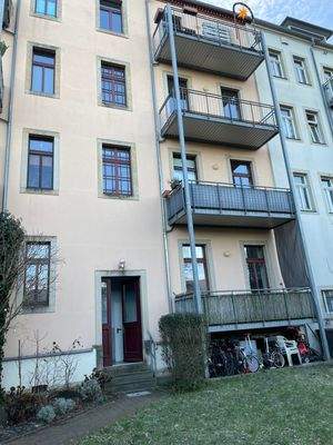 Hausansicht Hinterhof