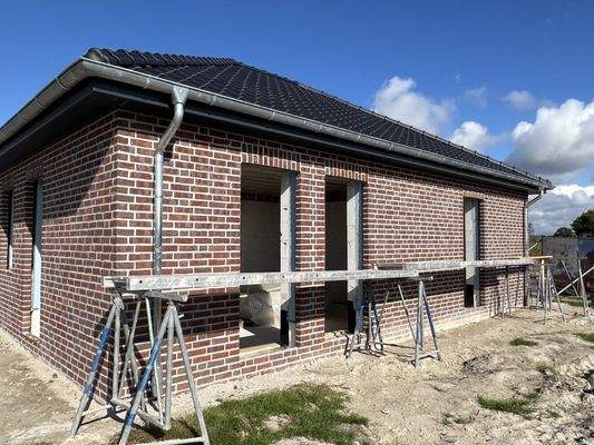 Bungalow Gartenansicht