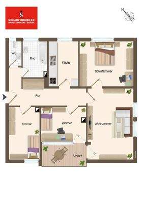 zeitgemäßer Grundriss