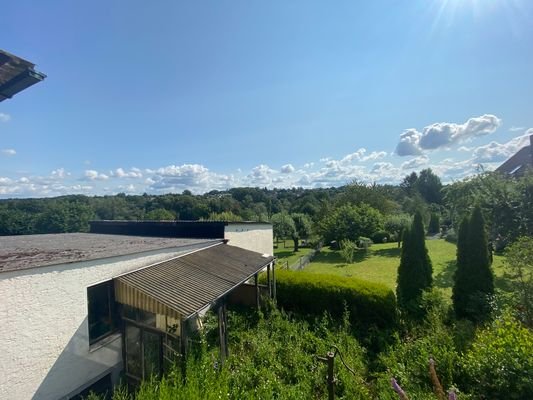 Ausblick vom Balkon