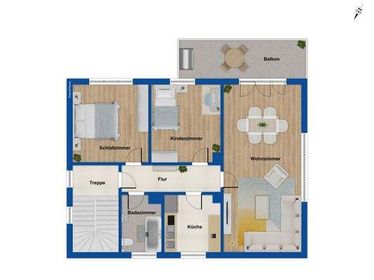 Grundriss Obergeschoss