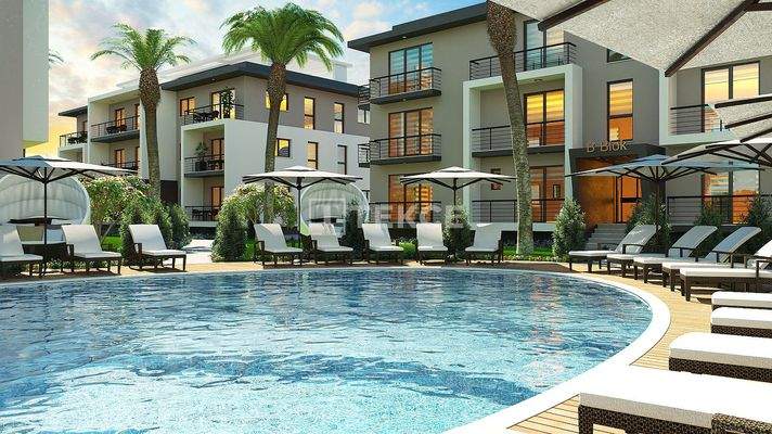 Apartments in Complex with Pool in North Cyprus Alsancak