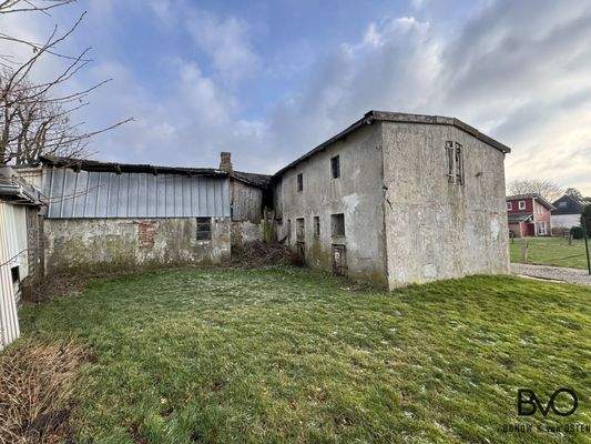 Rückansicht Stallgebäude