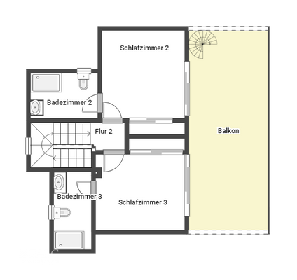 Grundriss 1. Obergeschoss