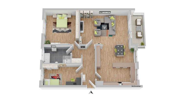 3D-Grundriss Kapellenweg 13