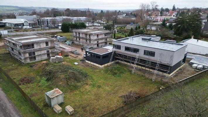 Ansicht Doppelhaushälften