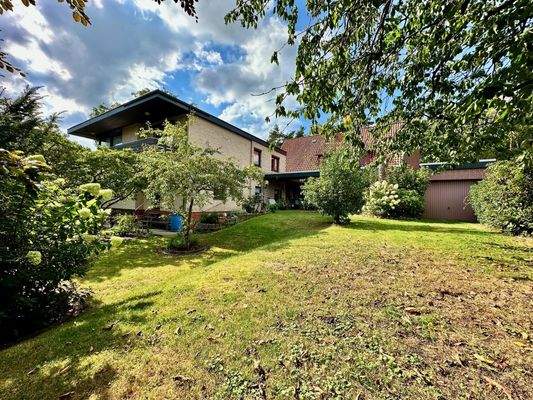 Ansicht Garten zum Atrium