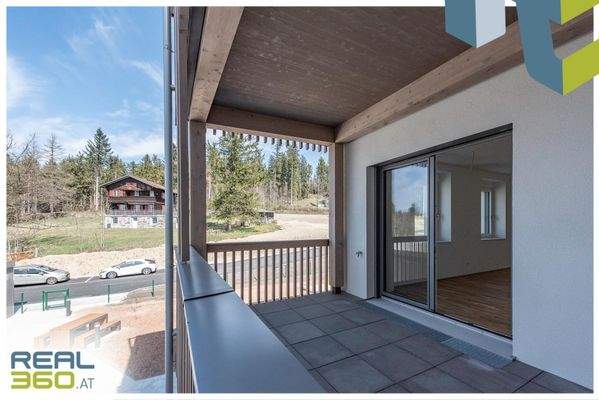 Balkon mit toller Aussicht
