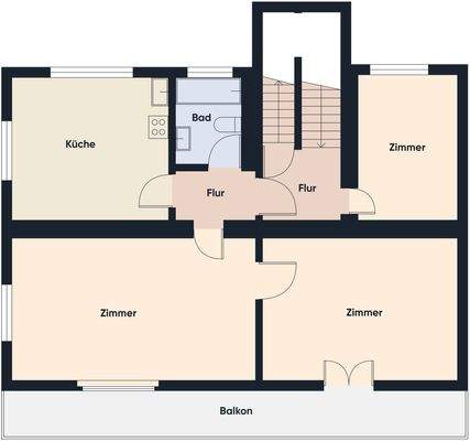 Grundriss ohne Maßstab / OG