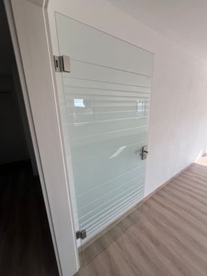 Glaselemente in der Wohnung