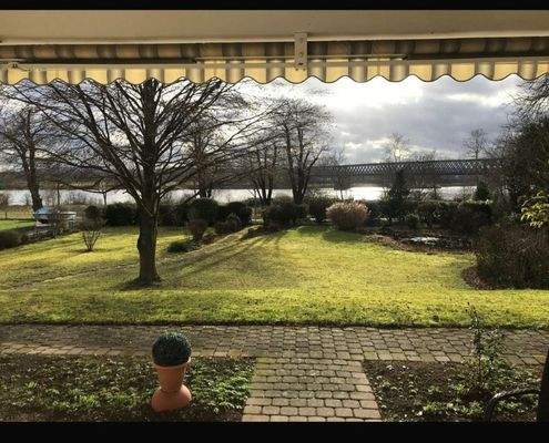 Blick von einer Terrasse