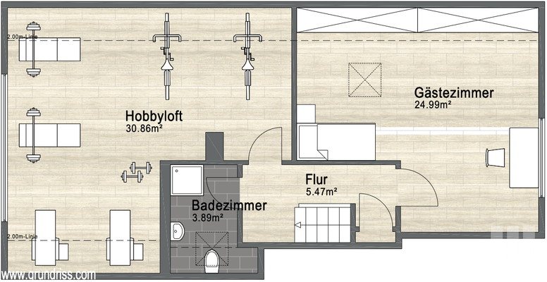 Grundriss Dachgeschoss