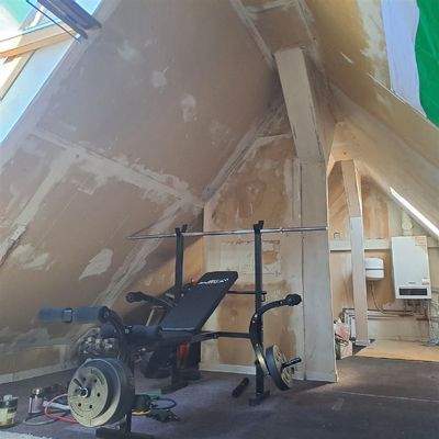 Ausgebauter Dachboden