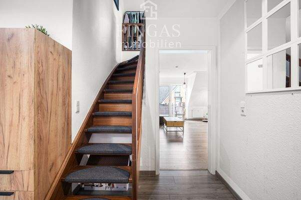 Aufgang ins Dachgeschoss