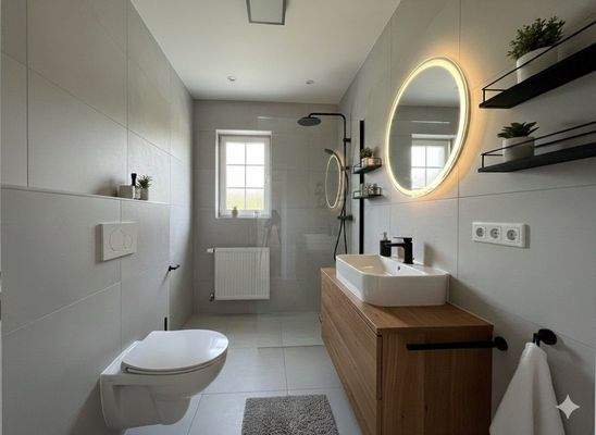 KI-generiert Badezimmer