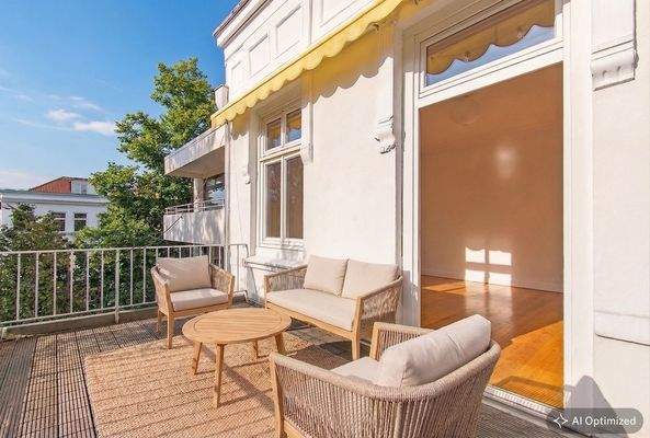 Südbalkon mit Weitblick
