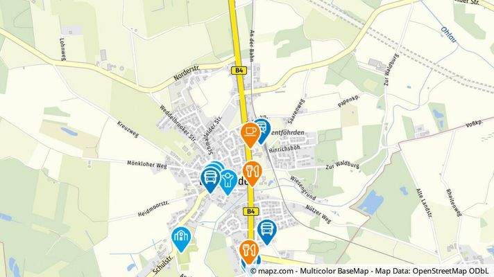 Geolyzer Kartenausschnitt