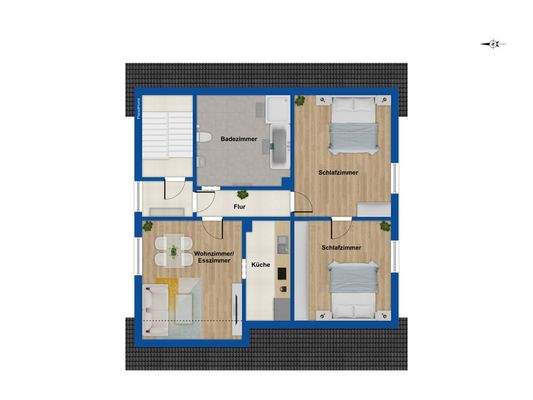 Grundriss Dachgeschoss