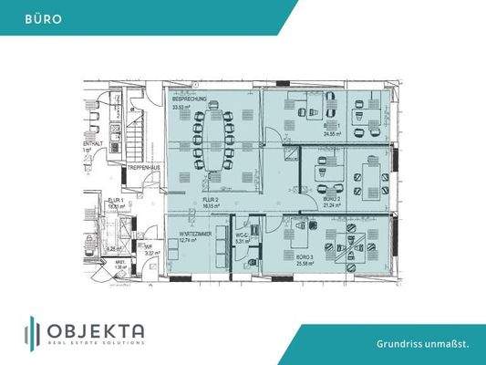 Grundriss Büro Leipheim