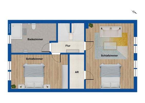 Grundriss Obergeschoss