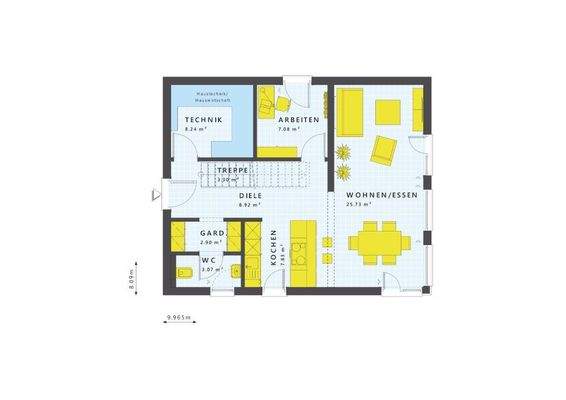 Cleverer Wohnraum kompakt