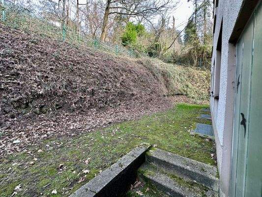 Blick aus der Hintertür