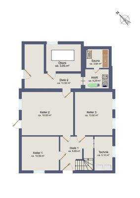 Grundriss Kellergeschoss