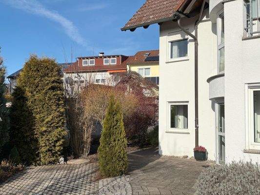 Außenansicht zum Eingangsbereich