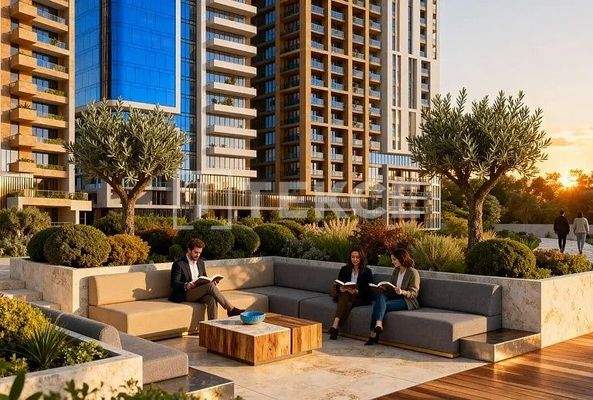 Forest-View Apartments with Balconies in İstanbul Sarıyer