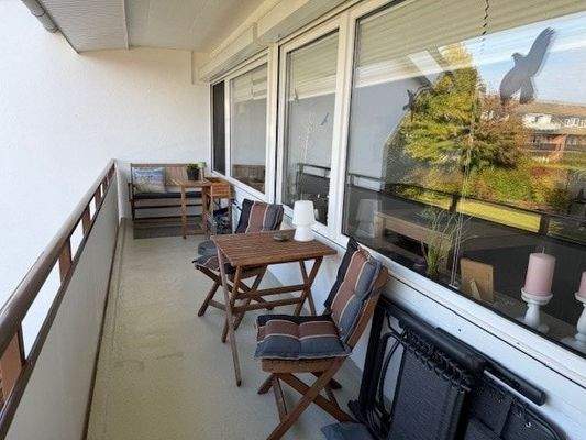 großzügiger Balkon