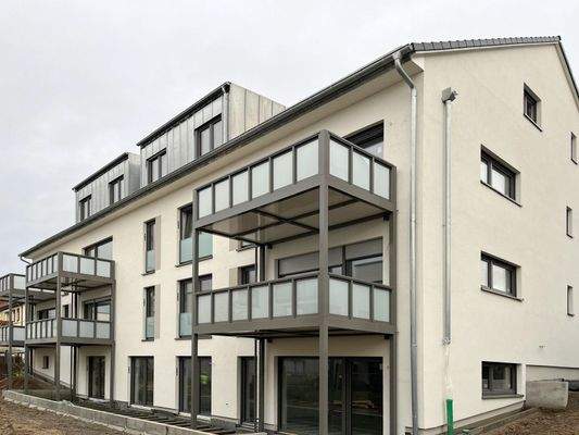 Blick ins Meerbachquartier zum Haus 5 - Dezember 2025