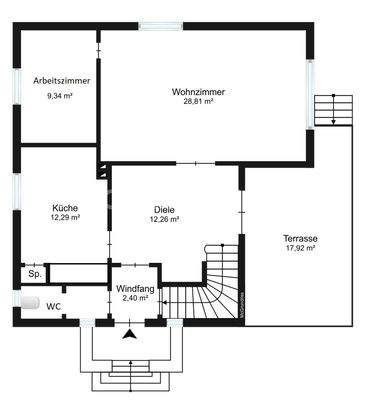 Grundriss Erdgeschoss