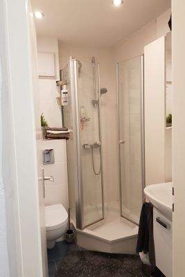 Bad Wohnung hinterer Hauseingang