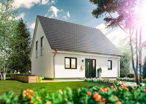 Eingang, Variante farbige Fenster