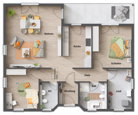 Grundriss-Winkelbungalow-Bungalow-108-Erdgeschoss-