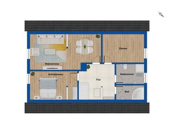 Grundriss Dachgeschoss