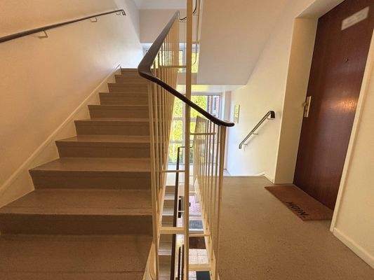 Gepflegtes Treppenhaus