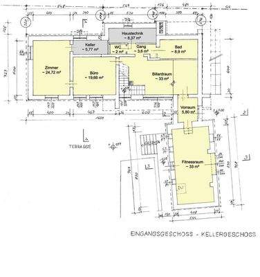 Eingangs-Kellergeschoß