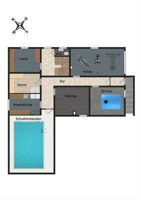 Grundriss Untergeschoss