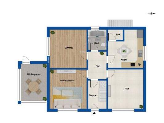 Grundriss Erdgeschoss