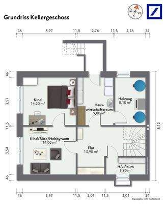 Grundriss Kellergeschoss