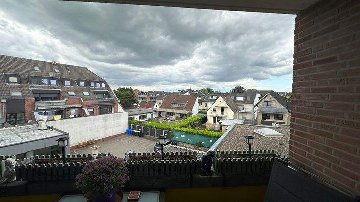 Aussicht Balkon hinten