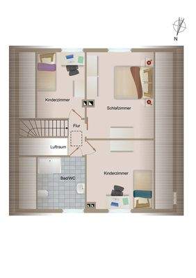 Grundriss Dachgeschoss