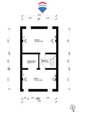 Grundriss Keller