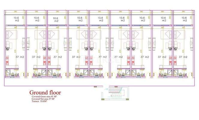 New Flats Close to the Sea in North Cyprus Gazimağusa