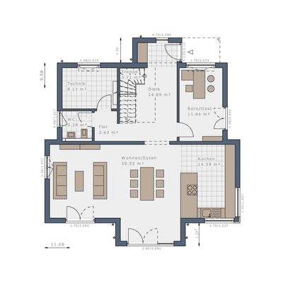 Grundriss Erdgeschoss