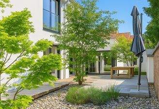 Terrasse mit KI generiert